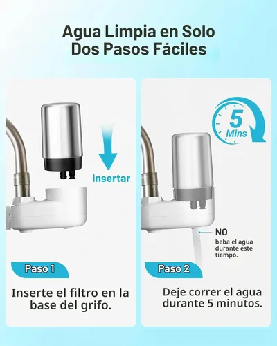 Vista 6 de AQUA CREST 7027S - Filtro de repuesto para filtro de grifo Brita®, cromado