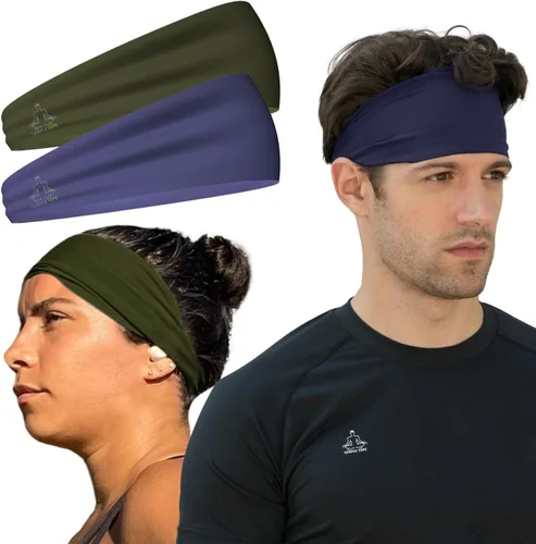 Vista 16 de Bandas de sudor Temple Tape - Diademas de entrenamiento para mujeres y hombres - Bandas de sudor para hombres - Bandas de sudor para deportes