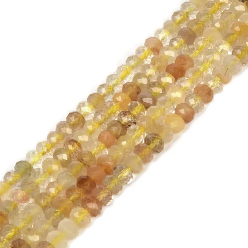 Vista 18 de 7 chakras piedras preciosas de 0.236 in de piedras preciosas facetadas Rondelle sueltas cuentas para hacer joyas DIY cuentas de 16 pulgadas