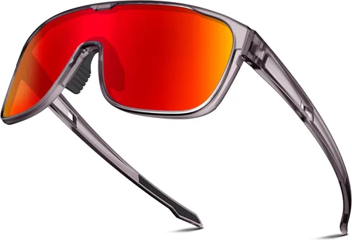 Vista 13 de Gafas de sol deportivas polarizadas para hombres y mujeres, jóvenes, béisbol, correr, ciclismo, conducción, pesca, tenis, golf, motor TAC UV400 TR90