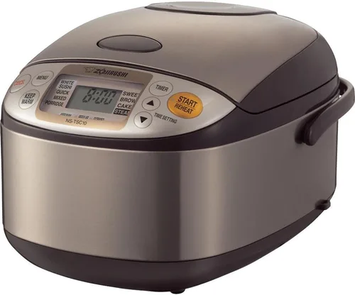 Vista 5 de Zojirushi CD-NAC40BM - Caldera y calentador de agua Micom, 4.0 litros, negro metálico y NS-TSC10 5-1/2 tazas (sin cocinar) Micom arrocera
