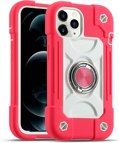 Vista 36 de MARKILL Funda compatible con iPhone Air de 6.5 pulgadas 2025 con soporte de anillo giratorio de 360 grados, protección contra caídas de grado
