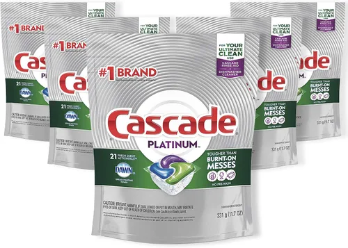 Vista 6 de Cascade 97726PK ActionPacs, aroma fresco, bolsa de 34.5 onzas, 62/bolsa