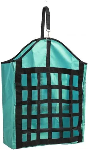 Vista 8 de Showman Bolsa de heno de alimentación lenta de nylon con palmas
