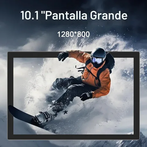 Vista 2 de Tableta Android, tabletas de 10 pulgadas con funda, 6 GB de RAM+64 GB de ROM/1 TB Tableta expandible, procesador de cuatro núcleos de 1.8 GHz