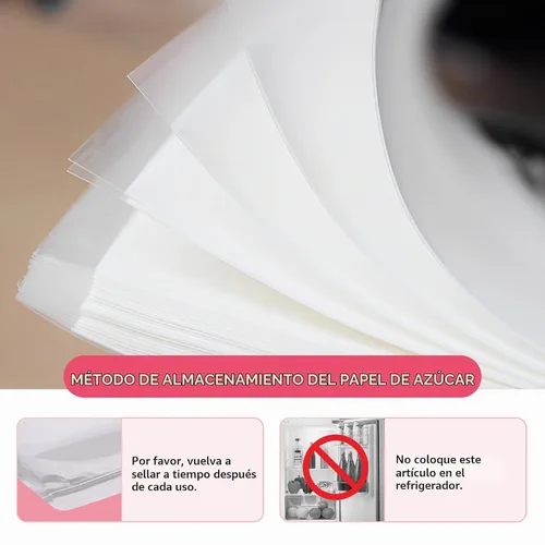 Vista 3 de Papel comestible tamaño A4 11.7" x 8.3", 25pcs