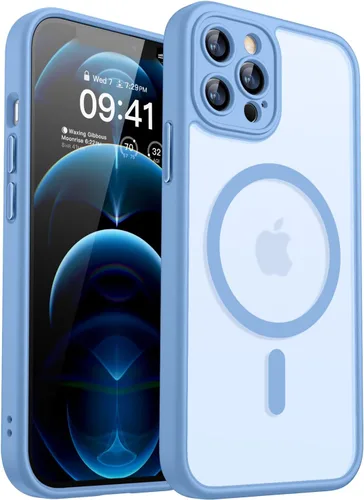 Vista 104 de CANSHN Funda magnética compatible con iPhone Air (6.5 pulgadas), mejorada [protección completa de la cámara] [compatible con Magsafe]