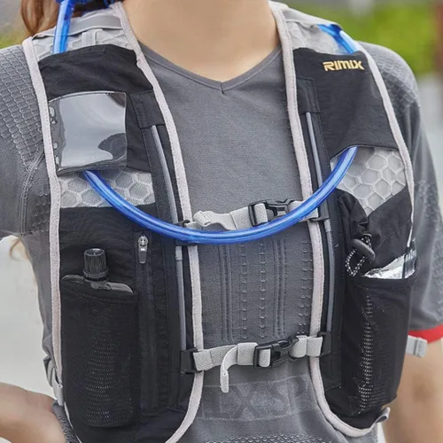 Vista 2 de Mochila de hidratación ligera multifuncional para correr chaleco para maratón joggings escalada senderismo sendero
