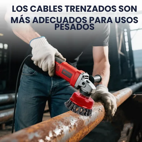 Vista 7 de Paquete de 3 cepillos de rueda de alambre para amoladora angular, rueda de alambre de 4 pulgadas para amoladora angular, ruedas de alambre