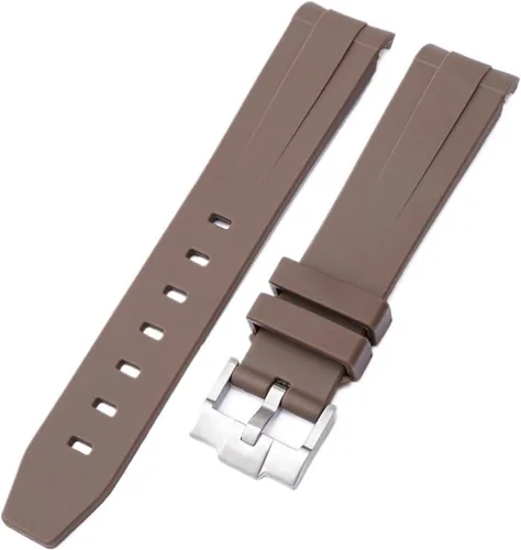 Vista 29 de Correa de camuflaje para Omega Moon Curvo Extremo Pulsera de goma de silicona Hombres Mujeres Sport Watch Band Accesorio 0.787 in