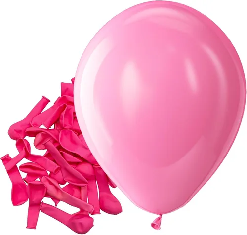 Vista 218 de Bezente Paquete de 150 globos de látex mate color burdeos de 5 pulgadas rojo (07-Red-G42)
