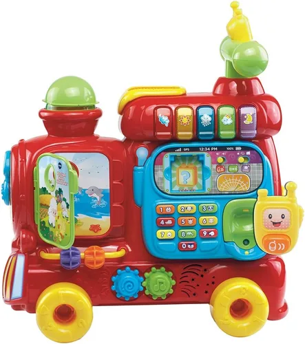 Vista 8 de VTech Sit-to-Stand Nuevo Tren del Alfabeto, Rojo