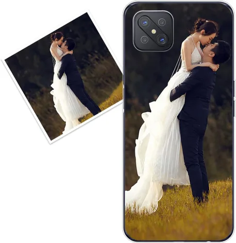 Vista 57 de Funda personalizada compatible con Oppo A1 Pro, fundas de teléfono personalizadas con imagen de foto, imagen de texto, cubierta transparente