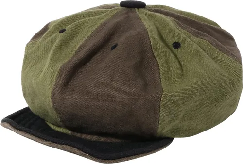 Vista 7 de CLAPE Gorra de algodón para hombre de 8 paneles Ivy Newsboy Gorra Peaky Herringbone Cabbie Gatsby Gorra Applejack Bakerboy Boina Sombrero plano