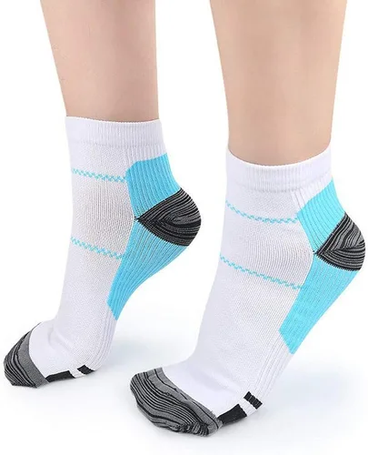Vista 4 de Compression Socks Breathable For Men & Women Circulation - Best Support For Running Nurses Recovery Cycling Flight Athletic