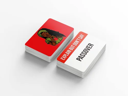 Vista 3 de Guerrero de la oración - Cartas de Charadas de la Biblia, juego de cartas de trivia bíblica cristiana y charadas para adultos, familias y grupos