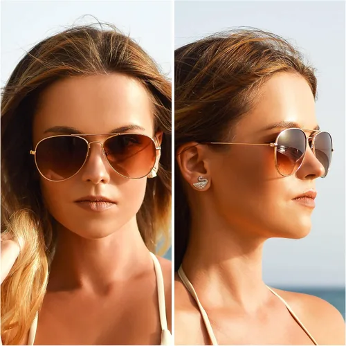 Vista 2 de GrillerPUNCH - Gafas de sol unisex con montura ligera y de moda para todas las formas de cara, protección UV 100 %.