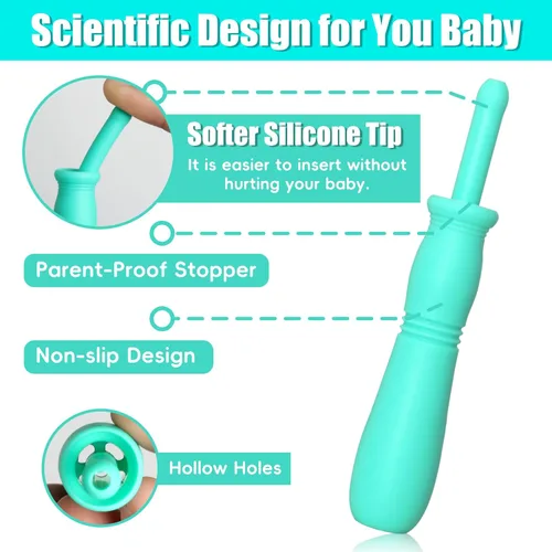 Vista 2 de Aliviador de gases y cólicos para bebés, alivio efectivo e instantáneo del estreñimiento para bebés, solución natural para cólicos y gases en bebés