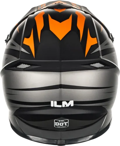Vista 37 de ILM Casco de cara completa para motocicleta, motocross y cuatrimoto para niños y jóvenes, aprobado por el Departamento de Transporte de Estados