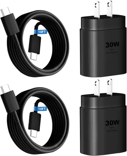 Vista 18 de Cargador USB C de 30 W para iPhone 15/15 Pro Max/15 Pro/15 Plus/Samsung Galaxy S23 Ultra/S23/S23+/S22/S22 Ultra/S22+/S22+/S21 Ultra/S20 Ultra/Note