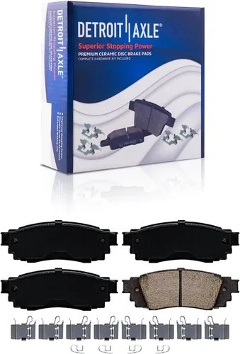 Vista 8 de Detroit Axle - Pastillas de freno para Avalanche Express Suburban Savana Yukon XL 1500 Chevy Tahoe GMC Cadillac Escalade, Pastillas de freno