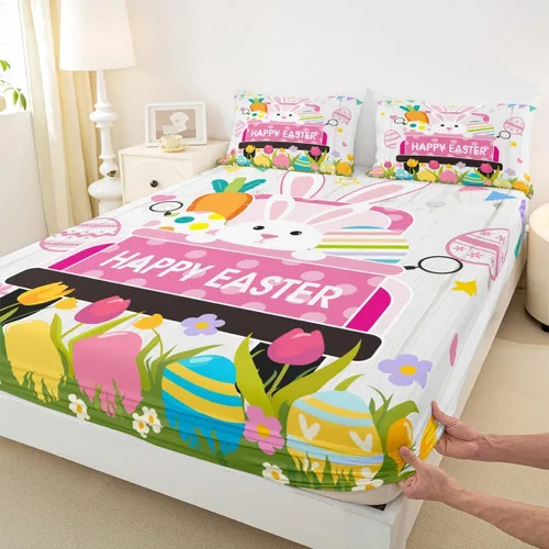 Vista 22 de Bonita sábana bajera ajustable para niños, tamaño individual, juego de ropa de cama rústica de pollo, decoración de dormitorio para niños y adultos