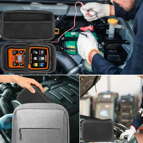 Vista 7 de Leayjeen - Funda de viaje compatible con NT301 Obd2, color negro