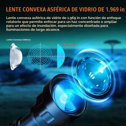 Vista 7 de 1605 850nm IR iluminador linterna luces para visión nocturna Zoomable LED linterna infrarroja luz recargable iluminador con enfoque rápido e