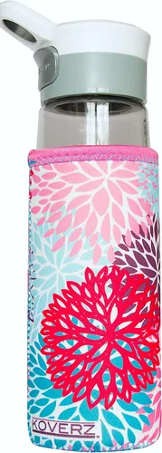 Vista 20 de Funda de neopreno para botella de agua Koverz, funda de neopreno, se ajusta a botellas de agua de 24-30 oz, lavable y reutilizable, tamaño grande