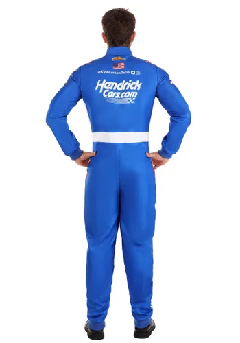 Vista 2 de Disfraz Adulto Kyle Larson HendrickCars Uniforme NASCAR Multicolor
