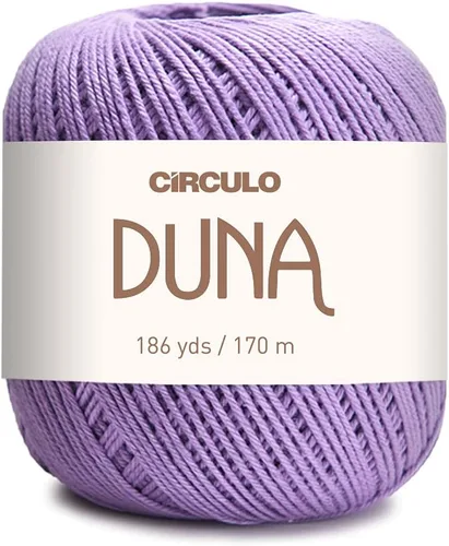 Vista 12 de Círculo Hilo Duna – 186 yardas, 3.52 onzas – Hilo DK de peinado ligero – 100% algodón virgen brasileño mercerizado, perfecto para tejer y hacer