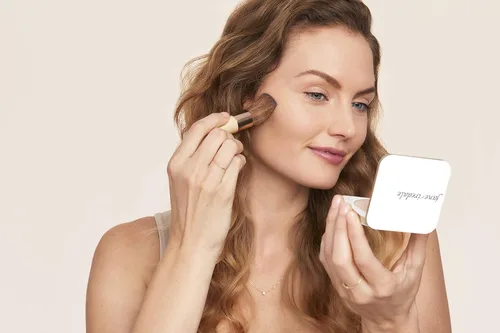 Vista 4 de Jane Iredale PurePressed Base Polvo Mineral de Maquillaje de Repuesto o Juego de Compacto Rellenable Polvo Prensado Semi Mate con SPF Sin Talco