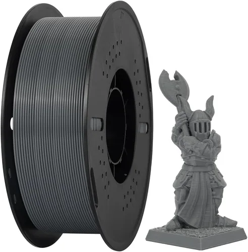 Vista 30 de Kingroon Filamento de impresora 3D PLA Plus (PLA+), 10 rollos, precisión dimensional +/- 0.001 in, carrete de 22 libras (22 libras), 0.069 in, negro