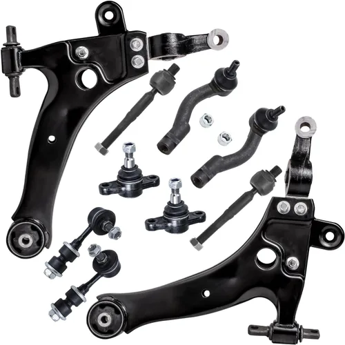 Vista 496 de Detroit Axle - Kit de suspensión frontal de 10 piezas para Dodge Avenger 2008-2014, Chrysler Sebring 2007-2010, 2 brazos de control inferiores, 2