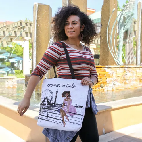 Vista 12 de African American Expressions - Bolso de mano tejido