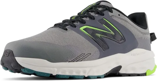 Vista 9 de New Balance Men's Fresh Foam 510 V6 Trail Running Shoes Materia negra/gris/imán