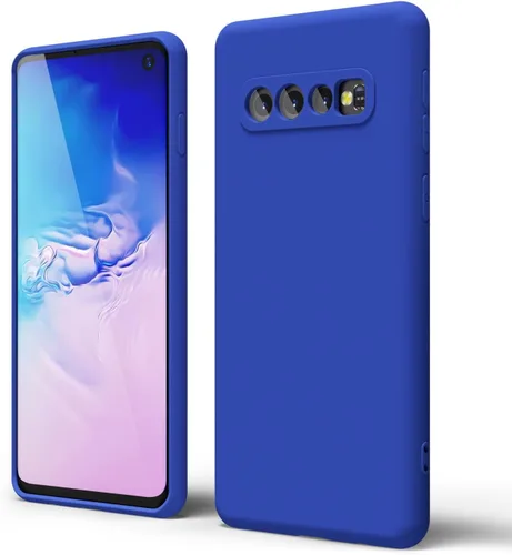 Vista 50 de oakxco Funda para teléfono Samsung Galaxy S8 de silicona líquida, delgada y fina de gel de goma suave TPU cubierta protectora simple llana