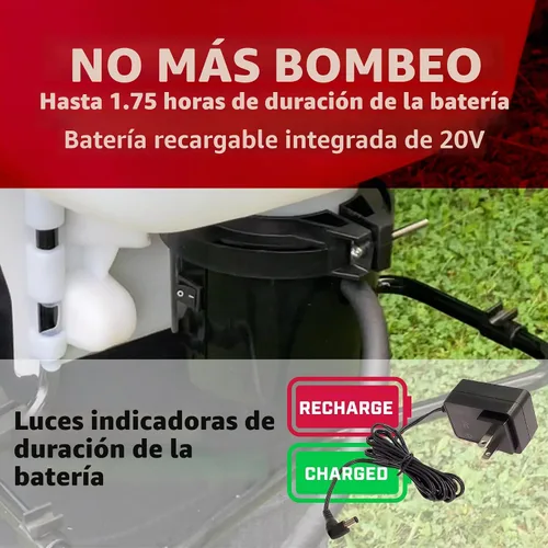 Vista 4 de CHAPIN 60124 - Rociador de mochila con batería de 4 galones y 20 V