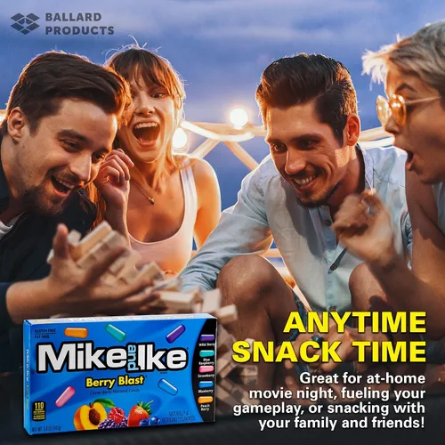 Vista 4 de Mike and Ike - Variedad de dulces masticables para cine – Paquete de dulces antiguos con bolsa de bolsillo Ballard Products