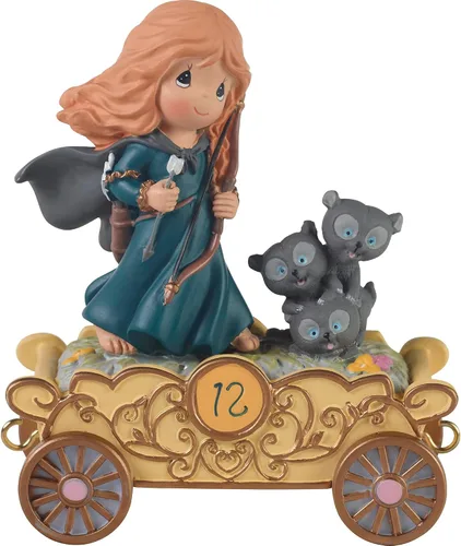 Vista 10 de Precious Moments Disney Figurina de Desfile de Cumpleaños – Blancanieves Edad 1 – Coleccionable de Regalo para el Primer Cumpleaños de Bebé Niña
