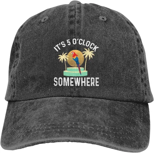 Vista 33 de Philysonic 5 Oclock Somewhere Hat It is 5 Oclock Somewhere Hat Gorra de béisbol para mujer, gorra de moda