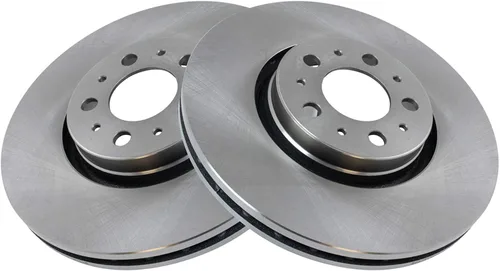 Vista 6 de TRQ Kit de pastillas de freno delantero y rotor, kit químico de freno, pastillas de freno de cerámica compatible con Volvo XC90 2003-2014