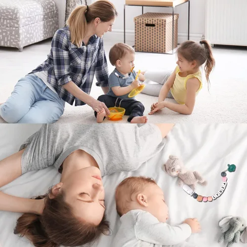 Vista 6 de Clip para chupete personalizado para niños y niñas, 2 juegos de 26 letras de silicona para cochecito con nombre, lindo y duradero, soporte