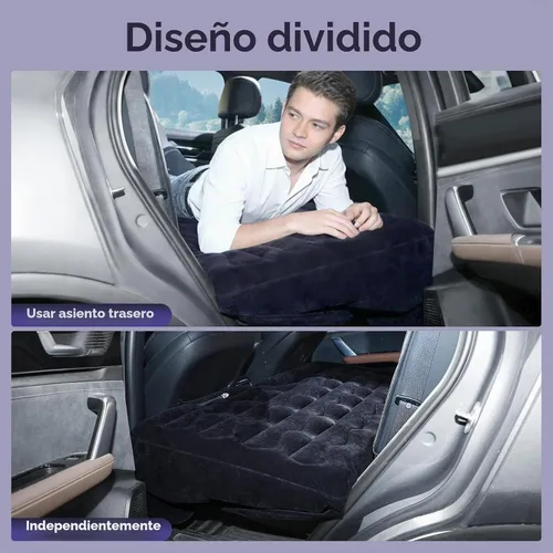 Vista 4 de Eooqi Colchón inflable del aire del coche para la cama del asiento trasero
