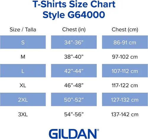 Vista 5 de Gildan Softstyle Camiseta de algodón para adultos, estilo G64000, paquete múltiple