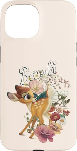 Vista 6 de Funda con logotipo de retrato floral Bambi para iPhone 16 Disney
