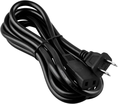 Vista 3 de Cable de alimentación de CA cuadrado de 2 clavijas de 8 pies para Roland FP-8 JX-8P JX-10 EP-50