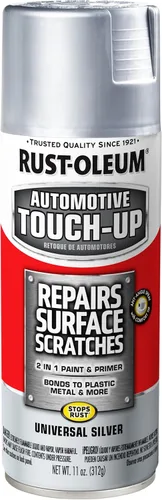 Vista 5 de Rust-Oleum 292325 Pintura en aerosol universal de retoque para automóviles, 11 onzas, blanco brillante