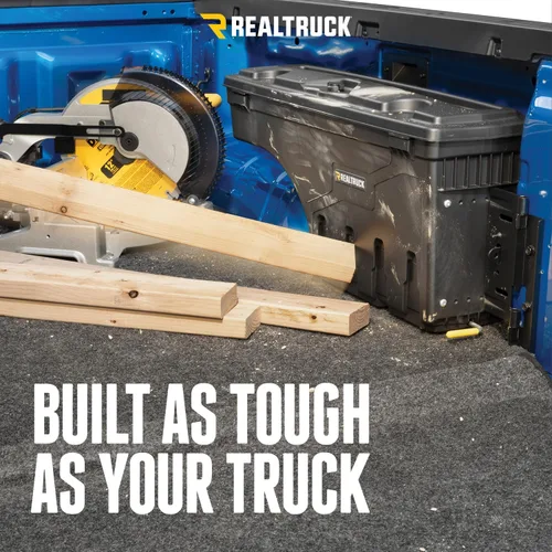 Vista 6 de RealTruck UnderCover Caja de almacenamiento SwingCase para caja de camioneta, modelo SC200P, lado del pasajero, para Ford F-250/350 Super Duty 1999