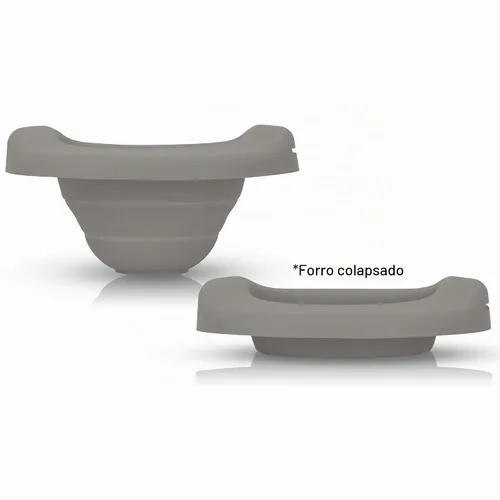 Vista 5 de Potette Plus Potty Value Pack: Kalencom Potette Plus 2 en 1 portátil y forro plegable reutilizable para uso doméstico (blanco/gris)